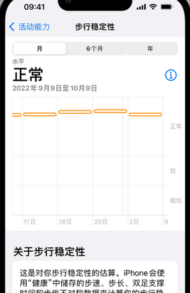 从江iPhone手机维修如何在iPhone开启'步行稳定性通知'