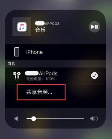 从江苹果14音频维修点分享iPhone14音频共享设置方法 